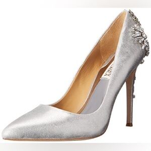 Badgley Mischka ‘Poetry’ in Distressed Pewter/Silver